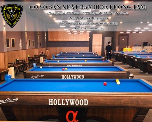 Bàn Bida Hollywood tiêu chuẩn 2021